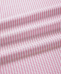 Pink & White Classic Fit Smart Casual Cotton Stripe Shirt